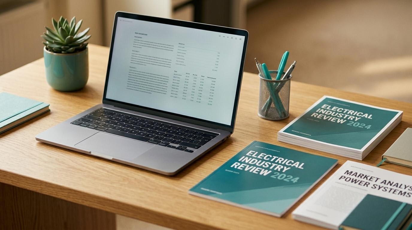 電機株ラボの編集デスクのイメージ