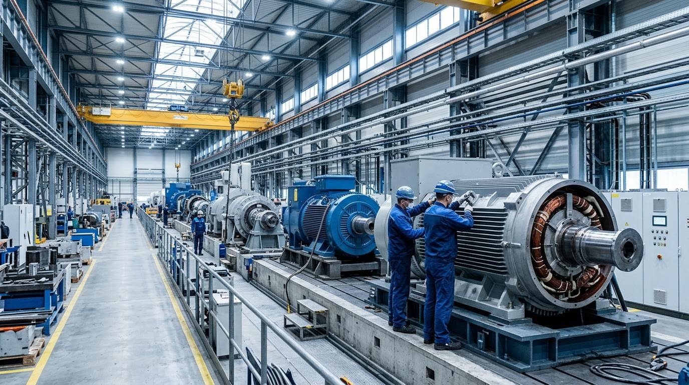 三菱電機の工場のイメージ